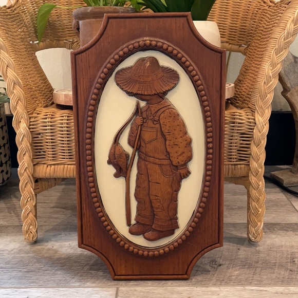 ***SOLD*SOLD*******🧡Vintage Syroco 1972 & 1976 Holly & Robby Wall Set🧡 - Picture 5 of 11